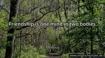 Englisches Zitat von Mencius als Bild