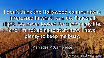 Englisches Zitat von Mercedes McCambridge als Bild