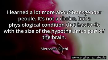 Englisches Zitat von Mercedes Ruehl als Bild