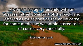 Englisches Zitat von Meriwether Lewis als Bild