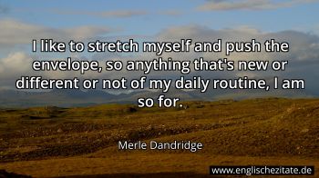 Englisches Zitat von Merle Dandridge als Bild