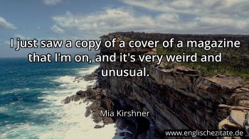 Englisches Zitat von Mia Kirshner als Bild