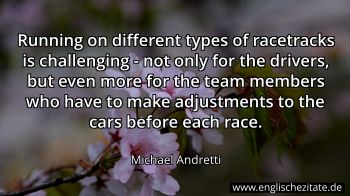 Englisches Zitat von Michael Andretti als Bild