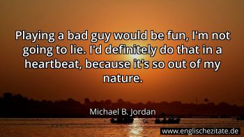 Englisches Zitat von Michael B. Jordan als Bild