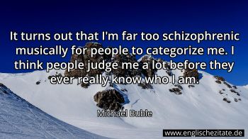 Englisches Zitat von Michael Buble als Bild
