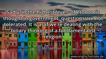 Englisches Zitat von Michael Burry als Bild
