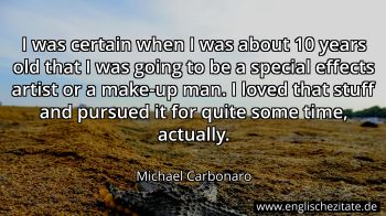 Englisches Zitat von Michael Carbonaro als Bild