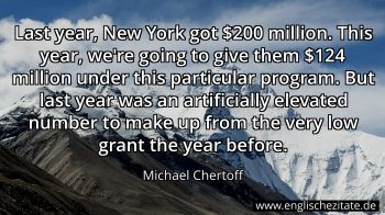 Englisches Zitat von Michael Chertoff als Bild