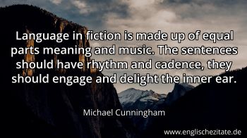 Englisches Zitat von Michael Cunningham als Bild