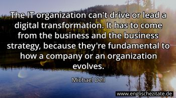 Englisches Zitat von Michael Dell als Bild