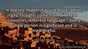 Englisches Zitat von Michael Franti als Bild