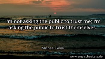 Englisches Zitat von Michael Gove als Bild