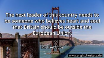Englisches Zitat von Michael Gove als Bild