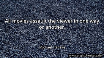 Englisches Zitat von Michael Haneke als Bild