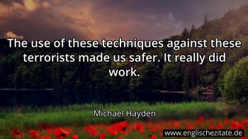 Englisches Zitat von Michael Hayden als Bild