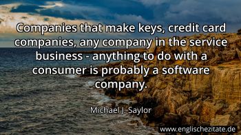 Englisches Zitat von Michael J. Saylor als Bild
