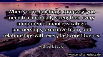 Englisches Zitat von Michael J. Saylor als Bild