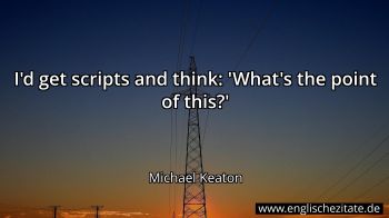 Englisches Zitat von Michael Keaton als Bild