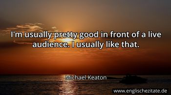 Englisches Zitat von Michael Keaton als Bild