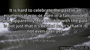 Englisches Zitat von Michael Korda als Bild
