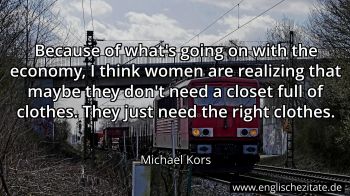 Englisches Zitat von Michael Kors als Bild