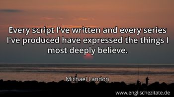 Englisches Zitat von Michael Landon als Bild