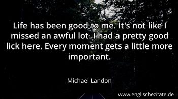 Englisches Zitat von Michael Landon als Bild