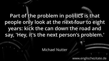 Englisches Zitat von Michael Nutter als Bild