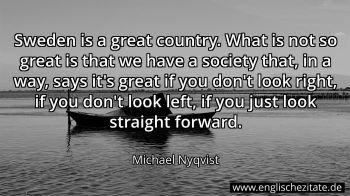 Englisches Zitat von Michael Nyqvist als Bild