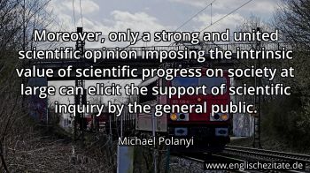 Englisches Zitat von Michael Polanyi als Bild