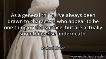 Englisches Zitat von Michael Sheen als Bild