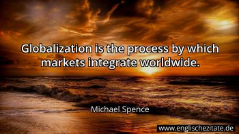 Englisches Zitat von Michael Spence als Bild