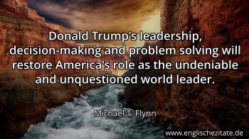 Englisches Zitat von Michael T. Flynn als Bild