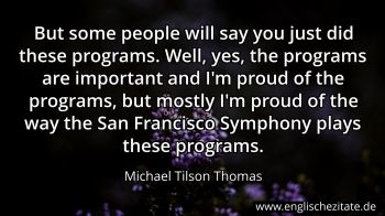 Englisches Zitat von Michael Tilson Thomas als Bild