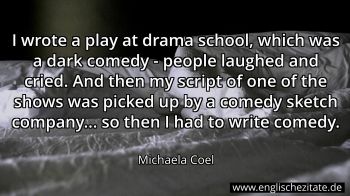 Englisches Zitat von Michaela Coel als Bild