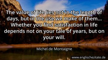 Englisches Zitat von Michel de Montaigne als Bild