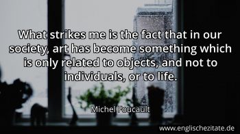 Englisches Zitat von Michel Foucault als Bild