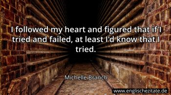 Englisches Zitat von Michelle Branch als Bild