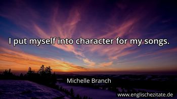 Englisches Zitat von Michelle Branch als Bild