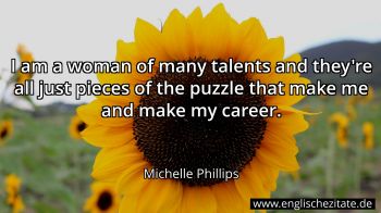Englisches Zitat von Michelle Phillips als Bild