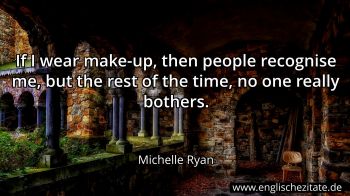 Englisches Zitat von Michelle Ryan als Bild