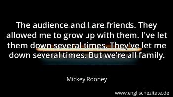 Englisches Zitat von Mickey Rooney als Bild