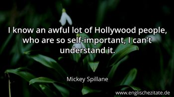 Englisches Zitat von Mickey Spillane als Bild