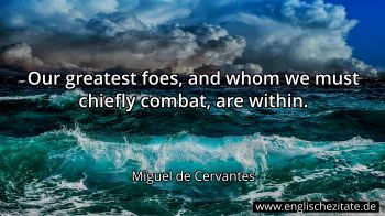 Englisches Zitat von Miguel de Cervantes als Bild