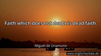 Englisches Zitat von Miguel de Unamuno als Bild