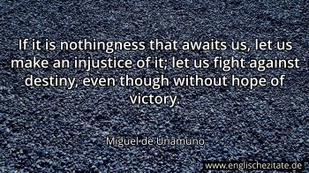 Englisches Zitat von Miguel de Unamuno als Bild