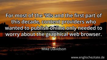 Englisches Zitat von Mike Davidson als Bild