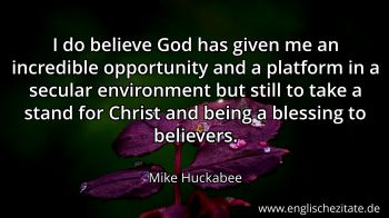 Englisches Zitat von Mike Huckabee als Bild