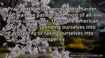 Englisches Zitat von Mike Huckabee als Bild