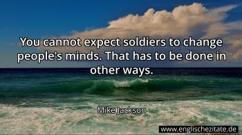 Englisches Zitat von Mike Jackson als Bild